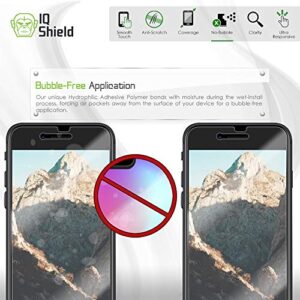 IQShield Screen Protector Compatible with Apple iPhone SE (2020)(2-Pack) Anti-Bubble Clear Film