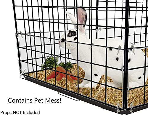 Marketing Holders Cage Siding Edge Liner 14" x 4.5" Pack of 4 Flexible and Pliable Habitat Shields Hang Horizontal or Vertical Pet Rabbit Hamster Sugar Glider Squirrel Guinea Pig Urine Guard