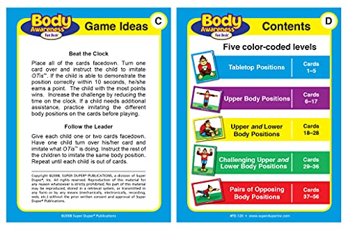 Super Duper Publications | Yoga Exercise, Activities & Body Awareness Fun Decks | Move Your Body & Scooter Board Flash Cards | Occupational Therapy and Motor Skills Bundle | Educational Materials