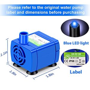 Cat Water Fountain Pump, Pet Water Fountain Pump Compatible Motor, for Pet Drinking Fountain Cat Water Dispenser Replacement