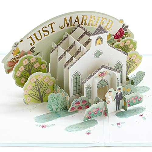 Hallmark Signature Paper Wonder Pop Up Wedding Card (Happy Wedding Day)