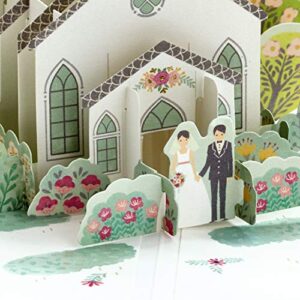 Hallmark Signature Paper Wonder Pop Up Wedding Card (Happy Wedding Day)