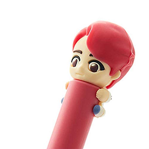 [BTS Official Merchandise] Fans Gift - K-Pop Idols Goods - BTS Character Figure Toothbrush with Convenient Magnetic Holder (Jung Kook)