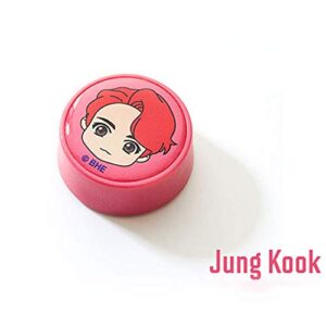 [BTS Official Merchandise] Fans Gift - K-Pop Idols Goods - BTS Character Figure Toothbrush with Convenient Magnetic Holder (Jung Kook)