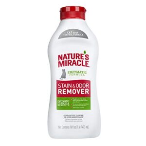 nature's miracle stain and odor remover cat 16 ounces, odor control formula, pour