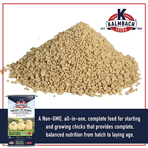 Kalmbach Feeds 18% Non-GMO Start Right Crumble Feed for Chicks, 50 lb Bag