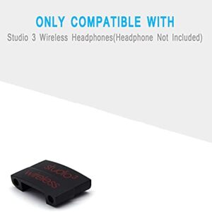 Replacement Headband Metal Folding Hinge Clip Cover Pin Repair Parts Set Compatible with Studio 3 Studio 3.0 Wireless Over-Ear Headphones (Black+Red)