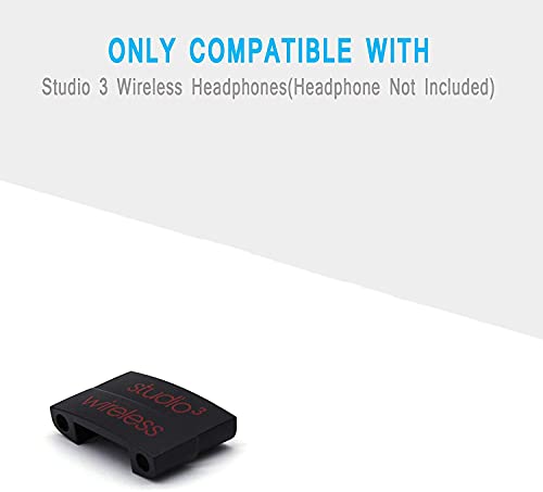 Replacement Headband Metal Folding Hinge Clip Cover Pin Repair Parts Set Compatible with Studio 3 Studio 3.0 Wireless Over-Ear Headphones (Black+Red)