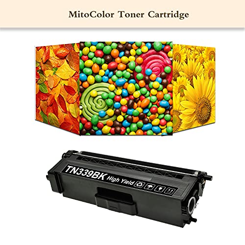 TN339 Super High Yield Toner Cartridges 5-Pack(2BK+1C+1M+1Y): Eaxiuc TN339BK TN339C TN339M TN339Y Toner Replacement for Brother HL-L9200CDW HL-L8250CDN HL-L8350CDWT MFC-L8850CDW MFC-L9550CDW Printer