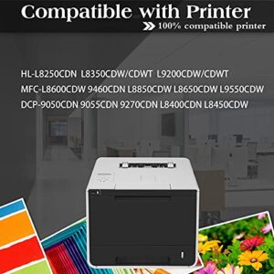 TN339 Super High Yield Toner Cartridges 5-Pack(2BK+1C+1M+1Y): Eaxiuc TN339BK TN339C TN339M TN339Y Toner Replacement for Brother HL-L9200CDW HL-L8250CDN HL-L8350CDWT MFC-L8850CDW MFC-L9550CDW Printer