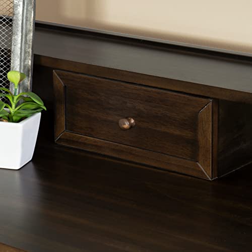 Linon Mable Folding Desk, Walnut