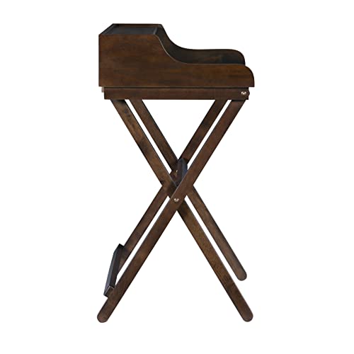 Linon Mable Folding Desk, Walnut