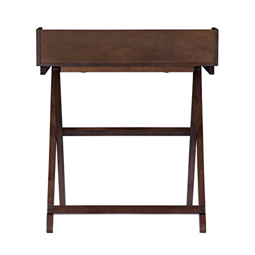 Linon Mable Folding Desk, Walnut