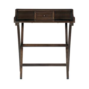 Linon Mable Folding Desk, Walnut