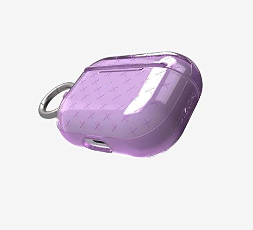 tech21 Evo Check for AirPods Pro - Plant-Based Case with Germ Fighting Antimicrobial Properties and 12 ft Drop Protection - Orchid