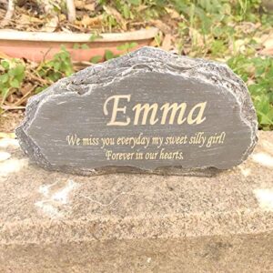 marytumm personalized pet memorial stone, custom dog memorial stone, cat memorial stone by waterproof resin, dog loss gift