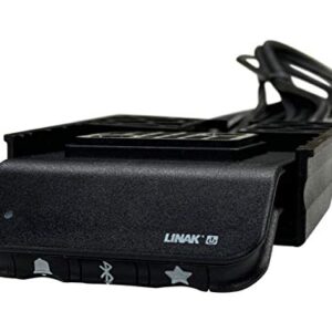 Linak – DPG1M Desk Panel – Deskline Serie – Up/Down Drive – Two Favourite Positions – Bluetooth Desk Control App – Reminder Function via a LED – Black – 62 Inches Cable Included