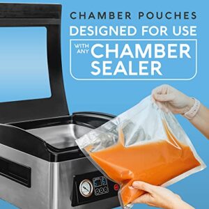 Avid Armor – Chamber Machine Pouches, Pre-Cut Chamber Vacuum Sealer Bags, Heavy Duty Seal Pouch, BPA-Free Chamber Sealer, 10 x 13 inches, Pack of 250 Vacuum Chamber Pouches