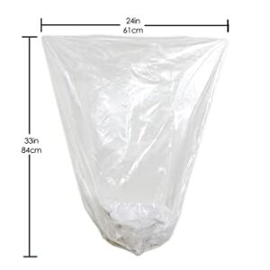 TYPLASTICS Trash Can Liners Bag - Wholesale 1000 Count Garbage Bags on Perforated Roll 10-15 Gallon 24" X 33"