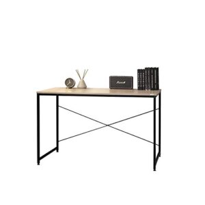alpha series multipurpose desk 1260, oak/black 47.2 inch