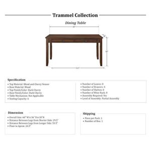 Lexicon Trammel Dining Table, Cherry