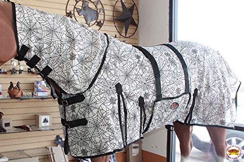 HILASON 69 Inches Horse Fly Sheet Ultra Violet Rays Protect Mesh Bug Mosquito Summer Spring | Fly Sheet | Horse Turnout Sheet | Fly Sheet for Horses | Bug and Mosquito Protection | Fly Sheet for Horse