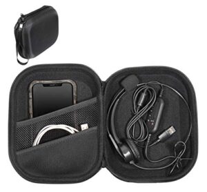 getgear headset case for jabra biz 1500, evolve 65, 40 uc; plantronics voyager 104, blackwire c5220, c3220, c225, also for mpow pro, m5, m5 pro, hc5, v5.0, taotronics, yamayn wireless headset