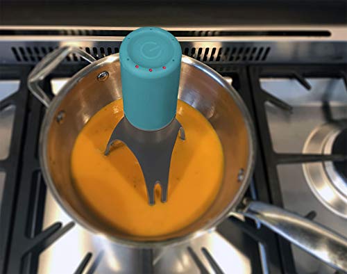 Uutensil Stirr - The Unique Automatic Pan Stirrer - With LED Speed Indicator, Teal