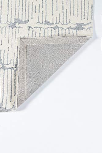 Momeni Smith Abstract Hand Tufted Grey Area Rug 2' X 3'