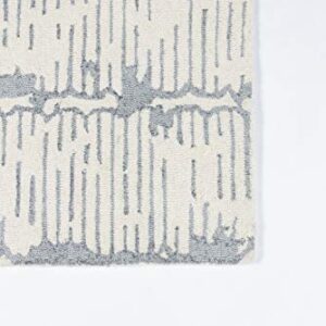 Momeni Smith Abstract Hand Tufted Grey Area Rug 2' X 3'