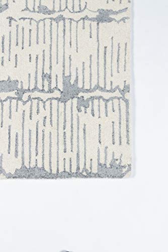 Momeni Smith Abstract Hand Tufted Grey Area Rug 2' X 3'