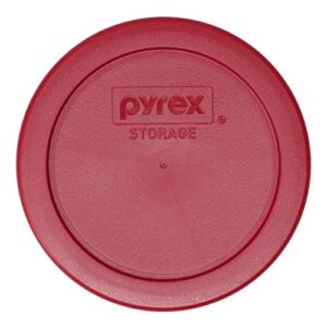 pyrex 7200-pc sangria red plastic food storage replacement lid, made in usa