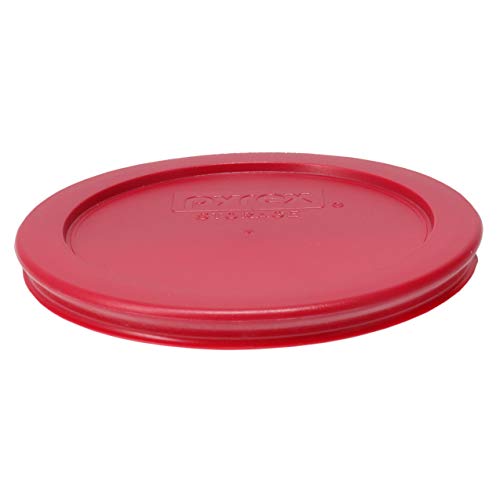 Pyrex 7200-PC Sangria Red Plastic Food Storage Replacement Lid, Made in USA