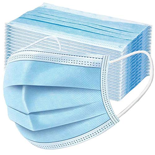 HealthSmart Disposable 3 Layer Face Mask With Ear Loops for Single Use, 25 Each