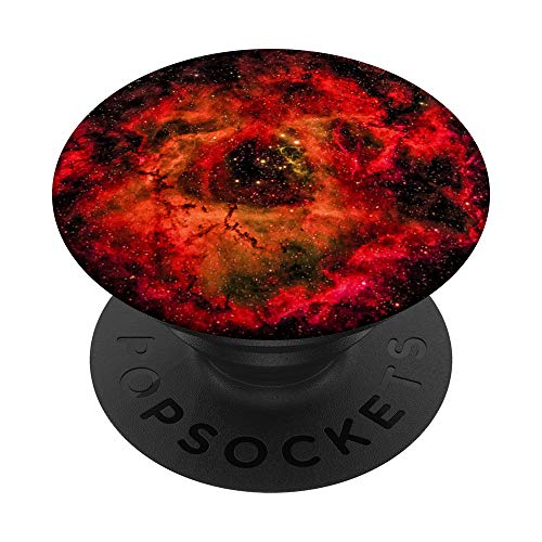 Dark Star Nebula Red Space PopSockets PopGrip: Swappable Grip for Phones & Tablets