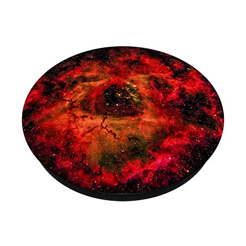Dark Star Nebula Red Space PopSockets PopGrip: Swappable Grip for Phones & Tablets