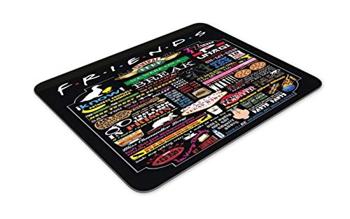 JNKPOAI Friends TV Show Mouse Pad Square Rubber Office Mouse Pad