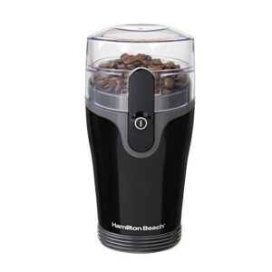 Hamilton Beach Fresh Grind 4.5oz Electric Coffee Grinder for Beans, Spices and More, Stainless Steel Blades, Black & Lavazza Super Crema Whole Bean Coffee Blend, Medium Espresso Roast, 2.2 Pound