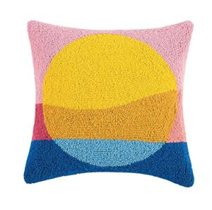peking handicraft 30aps25c16sq sunset hook pillow, 16-inch square
