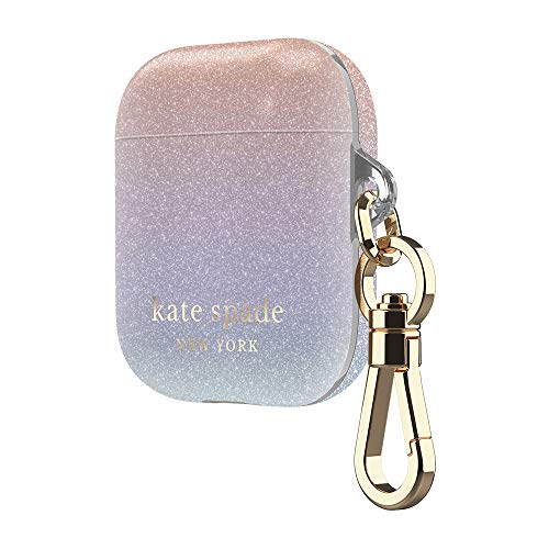 kate spade new york Protective Case for AirPods (1st & 2nd Generation) - Ombre Glitter Pink