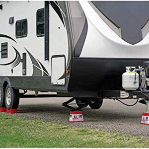 ANDERSEN HITCHES | RV & Trailer Accessories | 2-Pack Trailer EZ Jack Blocks | Leveling System | RV Stabilizer Stands | Heavy Duty Camper Leveler | 3621