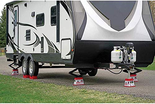 ANDERSEN HITCHES | RV & Trailer Accessories | 2-Pack Trailer EZ Jack Blocks | Leveling System | RV Stabilizer Stands | Heavy Duty Camper Leveler | 3621