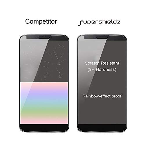 (2 Pack) Supershieldz Designed for Motorola Moto E (2020) Tempered Glass Screen Protector, Anti Scratch, Bubble Free