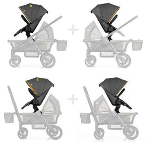 Evenflo Pivot Xplore Stroller Wagon Second Seat, Adventurer Gray