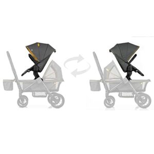 Evenflo Pivot Xplore Stroller Wagon Second Seat, Adventurer Gray