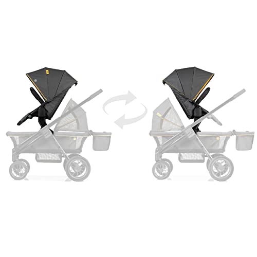 Evenflo Pivot Xplore Stroller Wagon Second Seat, Adventurer Gray