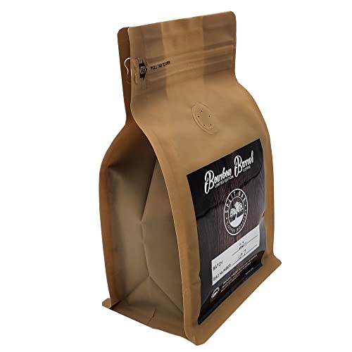 Organic Bourbon Barrel Roasted Coffee Beans 10oz, Limited Edition Barrel Aged to Perfection Whole Beans, Single Origin, Medium Roast Award Winning by Split Oak Coffee Roasters