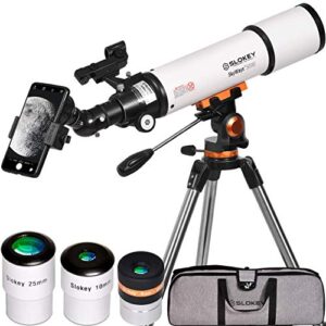 telescope for astronomy for adult beginners - professional, portable and powerful 20x-250x - easy to mount and use - astronomical telescope for moon, planets and stargazing