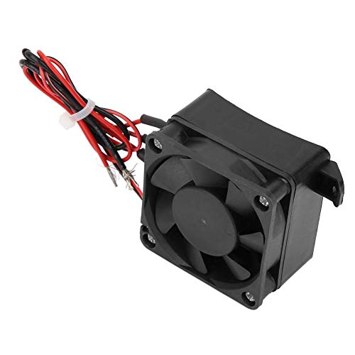 Walfront PTC Car Fan Air Heater 12V/250W Thermistor Element Heating Mini Air Heated Constant Temperature with Fan Interior Heating(12V/250W)