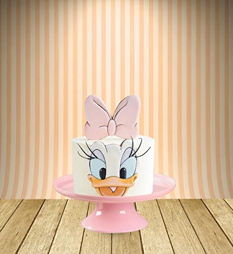 Acrylic Round Cake Stand Cupcake Stand Candy Stand (Baby Pink)